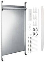 hager Komplettfeld Multimedia, univers Z, 1050 mm, 2-feld, mit 12xPatchmodulen...