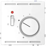 Merten Thermostat System Design MEG5760-6035, 230V, Thermoplast, Lotoswei&szlig;