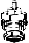 IMI Heimeier Thermostat-Oberteil, DN 10/15, G 3/8" und G 1/2", blaue Stopfbuchse