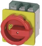 Siemens Not-Ausschalter 3LD27040TK53 3-polig 100A 37kW IP65 kurzer Drehgriff rot