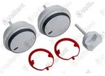 Vaillant Knopf f&uuml;r Wei&szlig; VC 126, 196, 246, 306/3-5 R3,5, Set a 3 St&uuml;ck und weitere,