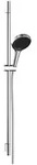 hansgrohe Rainfinity Brauseset 130mm 3jet Chrom mit Brausestange S Puro 900mm 14l/min