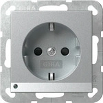 Gira 417026, Gira Schutzkontakt-Steckdose System 55, 16A 250V, mit