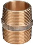 Viega Doppelnippel 3280, R 1/2", Rotguss 266592