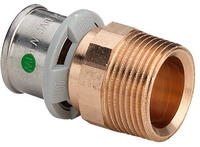 Viega Sanfix P &Uuml;bergangsst&uuml;ck mit SC-Contur 2111, d. 16mm x R 3/4 ", Rotguss 304782