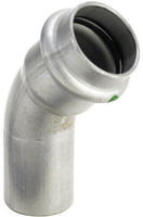 Viega Sanpress Bogen I/A 45 Grad mit SC-Contur Inox 2326.1, d. 42mm, Stahl