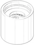 Dornbracht Luftsprudler Ersatzteile 90230101420 M18x1-IG chrom 90230101420-00