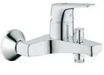 Grohe BauFlow Einhand-Wannenbatterie Wandmontage, Chrom, 23756000 23756000
