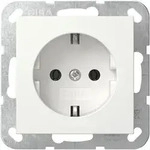 Gira Schutzkontakt-Steckdose System 55 418027, 16A 250V, Thermoplast, Reinwei&szlig;