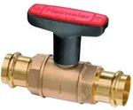 IMI Heimeier Heizungskugelhahn Globo H, Viega Pressanschluss 22x22mm, DN 20