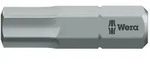 Wera Innensechskant-Bit 840/1 BTZ, Hex-Plus, BiTorsion, 6mm, 25mm, 1/4"-Sechskant,