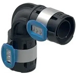 Geberit Bogen FlowFit 90 Grad, 16mm, PPSU, Schwarz, 620070001 620070001