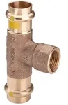 Viega Profipress G T-St&uuml;ck mit SC-Contur 2617.2 f&uuml;r Gas, d. 22mm x Rp 1/2" x...