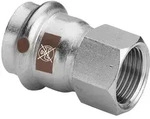 Viega Temponox &Uuml;bergangsst&uuml;ck mit SC-Contur 1712, d. 28mm x Rp 3/4", Stahl