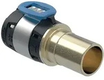 Geberit FlowFit &Uuml;bergang auf Mapress, mit Einschubende, D 40mm, D1 35mm, Rotguss