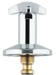 Grohe Oberteil DN 15 f&uuml;r UP-Ventile DN 15, Trecorn-Griff, Schubrosette, Markierung