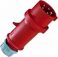 Mennekes 3319A, Mennekes 16A5P 6H400V Phasenwender 3319A ProTOP II IP44 3319A