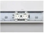 hager SCHUKO Doppelsteckdose mit Wago Steck-/Klemmtechnik Frontrastend in