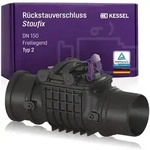 Kessel R&uuml;ckstauverschluss Staufix, DN 150 Typ 2, freiliegend 730150