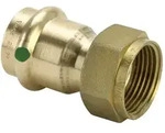 Viega Sanpress Anschlussverschraubung mit SC-Contur 2263, flachdichtend, d. 28mm x G