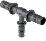 Geberit Mepla T-St&uuml;ck reduziert PVDF, D 50mm, D1 40mm, D2 50mm, 626321005 626321005