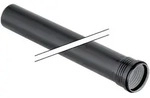 Geberit Silent-PP Rohr mit Muffe Au&szlig;endurchmesser 75mm, L&auml;nge 50cm, 390302141