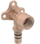 Geberit Mepla Anschlusswinkel 90 Grad, D 20mm, Rp 1/2", L 3,6cm, Rotguss bleifrei