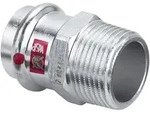 Viega Prestabo &Uuml;bergangsst&uuml;ck mit SC-Contur 1111, d. 28mm x R 3/4", Stahl verzinkt
