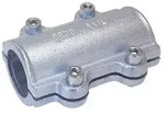 Gebo Original Temperguss-Dichtschelle Serie 252 Typ DS, 2", 90mm, Grau, f&uuml;r
