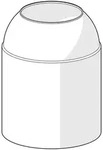 Hansa Abdeckkappe f&uuml;r Unterputz-Einbauk&ouml;rper, Chrom, 59904820 59904820