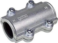 Gebo Original Temperguss-Dichtschelle Serie 252 Typ DS, 1/2 ", 45mm, Grau, f&uuml;r