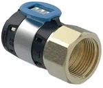 Geberit FlowFit &Uuml;bergang mit Innengewinde bleifreie Siliziumbronze, D 16mm, Rp 1/2"