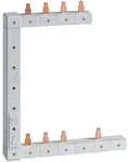 hager Phasenschiene senkrecht 63A links L1L2L3N zu L1N-L2N-L3N 125mm 2-reihig KCF863L