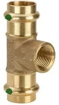 Viega Sanpress T-St&uuml;ck mit SC-Contur 2217.2, d. 22mm x Rp 1/2" x d. 22mm,