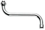 Grohe S-Auslauf f&uuml;r K&uuml;chen-Wandbatterien, mit Mousseur, 200mm, G 3/4", Chrom,