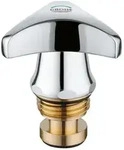 Grohe Oberteil, DN 15, mit Trecorn-Griff, Markierung Blau, Chrom, 11101000 11101000