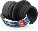 Crassus Kombiadapter CKA 64/58/50/40, 64/58mm auf 50/40mm, bis 0,5 bar, TPE, Schwarz