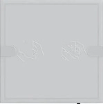 Gira 5001028, Gira KNX Tastsensor 4 Komfort 1-fach, 95x95mm, Anthrazit, 5001028