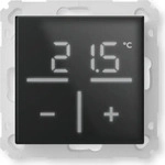 Homematic IP 161570A0, Homematic IP Glas-Wandthermostat, 71x71x36mm, 230V/50Hz,...
