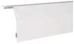 hager Rangierkanal-Abdeckprofil aus PVC/Kunststoff zu RK 230x190mm, reinwei&szlig;