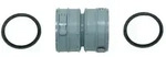 Vaillant Set 3 Verbindungsst&uuml;ck Brennwert f&uuml;r flexible Abgasleitung DN 80, PP