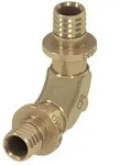 Tece flex Bogen 90 Grad druckverlustoptimiert Dimension 25x25mm, Siliziumbronze
