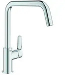 Grohe Eurosmart Einhand-Sp&uuml;ltischbatterie, Niederdruck, hoher Auslauf, Chrom,