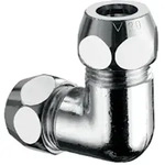 Schell Winkel Doppel-Verschraubung DN 15 G 1/2" AG x 1/2" AG, d. 12mm, Chrom