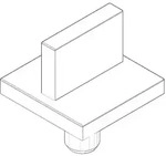 Dornbracht Griff f&uuml;r Unterputzventil Ersatzteile 90207800202 60x60x75mm chrom