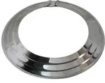 Bertrams Rosette aus Edelstahl verstellbar von DN 90 - DN 110 14RO90-110