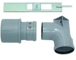Vaillant St&uuml;tzbogen DN 100 PP &Uuml;bergang DN 100/130 PP f&uuml;r Kask. ecoTEC,...