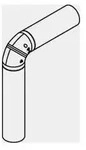 Viessmann Bogen 90 Grad DN 180 kompakt, EPP, 7202970 7202970