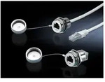 Rittal RJ45-Einbaumodul SZ 2482.730, 1-6mm Wandst&auml;rke, Messing/Aluminium/Polyamid,
