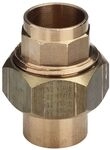 Viega Verschraubung 94330 f&uuml;r Gasleitung, flachdichtend d. 18mm, Rotguss 122249